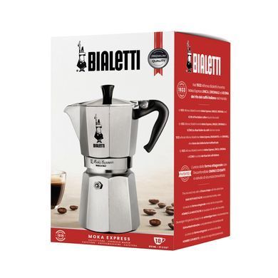 Гейзерна кавоварка Bialetti Moka Express на 18 чашок (810 мл)